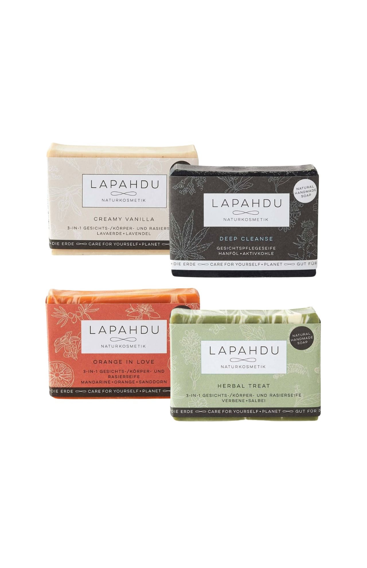 SET of 4 SOLID SOAPS | 4 x 100 g