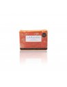 LAPAHDU Naturkosmetik Naturseife mit Orange + Sanddorn Vegane Creme Seife für Gesicht Körper + Rasur Zero Waste 100 g