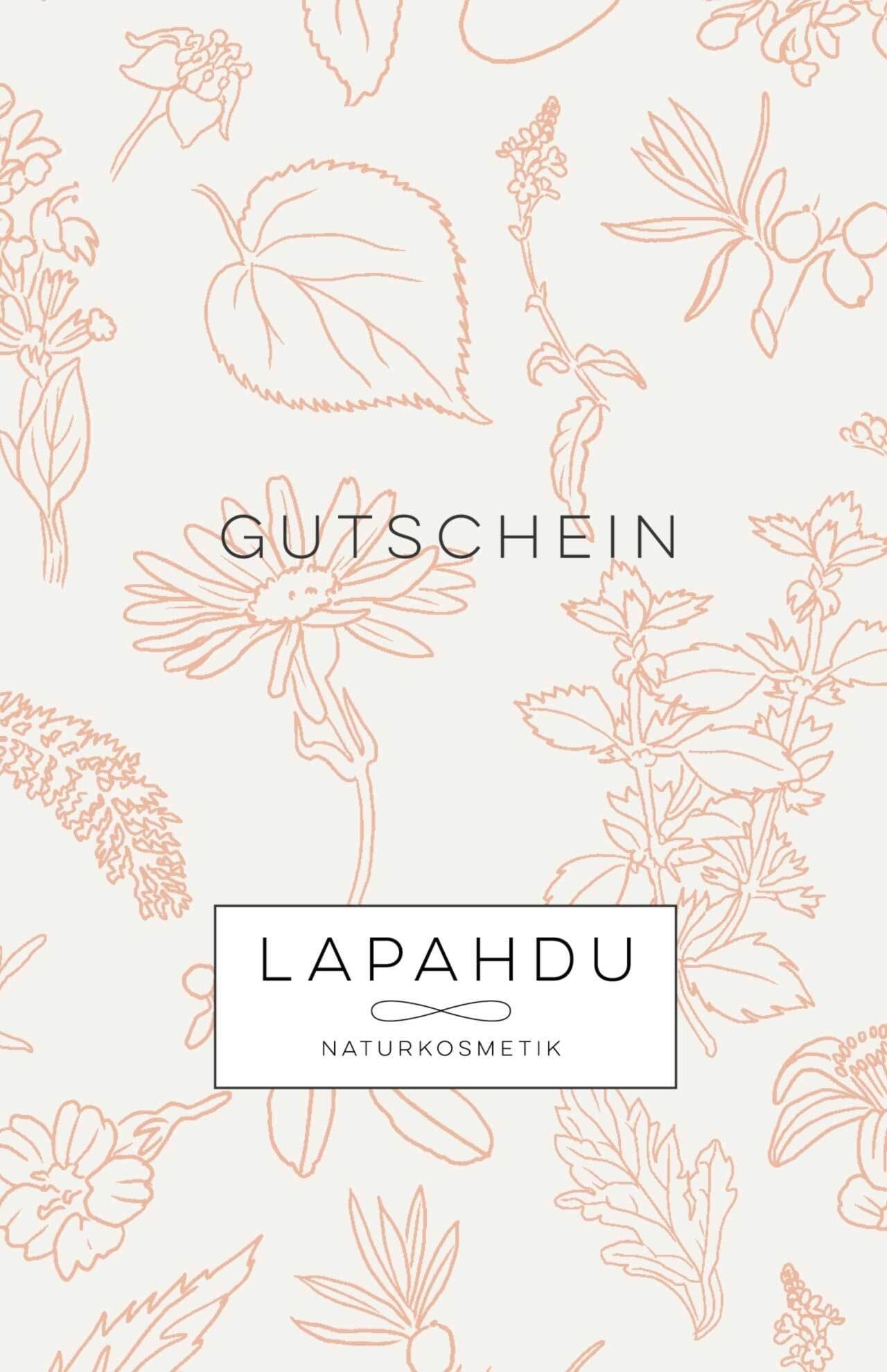 Lapahdu Naturkosmetik Geschenk Gutschein per E Mail